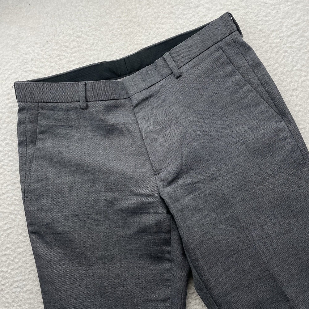 J.‎ Crew Ludlow Pants Mens 32x31 (Tag 31x32) Four Seasons Wool Gray Slim Dressy
